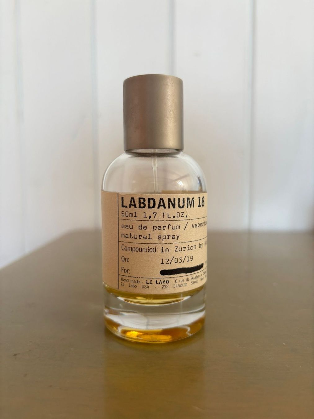 Le Labo Profumi & Eau de Toilette: Le Labo, Labdanum 50ml EdP – Usato da Jonen venduto da Lux.K.