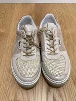 Stylische Sneakers Gr. 40 - Wildleder beige/cremehe