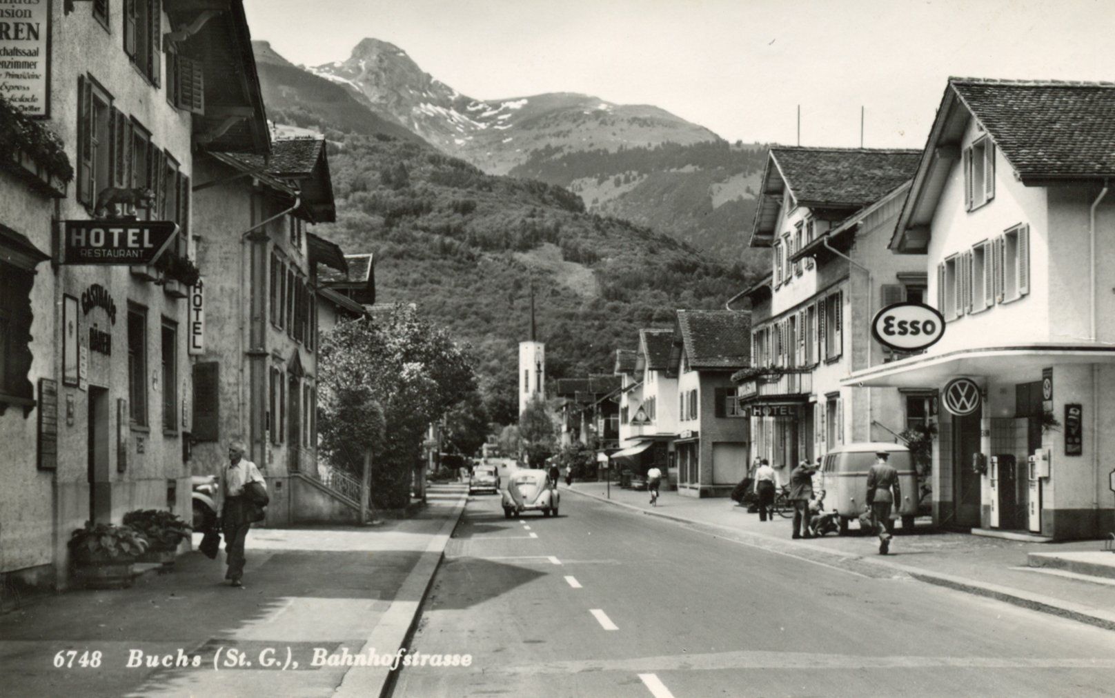 Cartes postales: AK Buchs Bahnhofstrasse – D'occasion à Ruggell par spalkur42