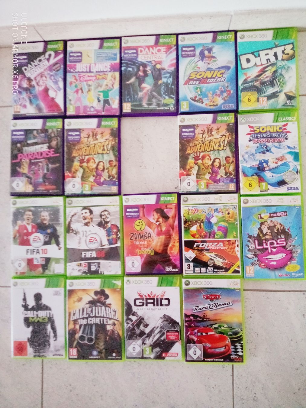 Console: Xbox 360 Konsole mit Kinect, Spielen und Lenkrad – Usato da Volketswil venduto da Car1 7