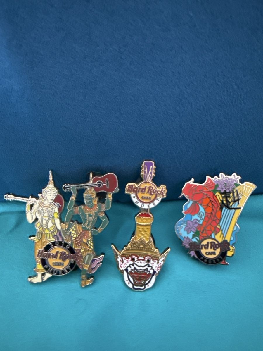 Placchette & Badge: 7 pins hard rock café Phuket  – Usato da Genève venduto da fat_8jwz 1