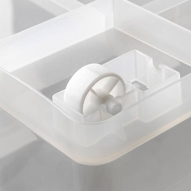 Casse di trasporto: Box mit Roller 130 L transparent – Usato da Elgg venduto da Antonus 2