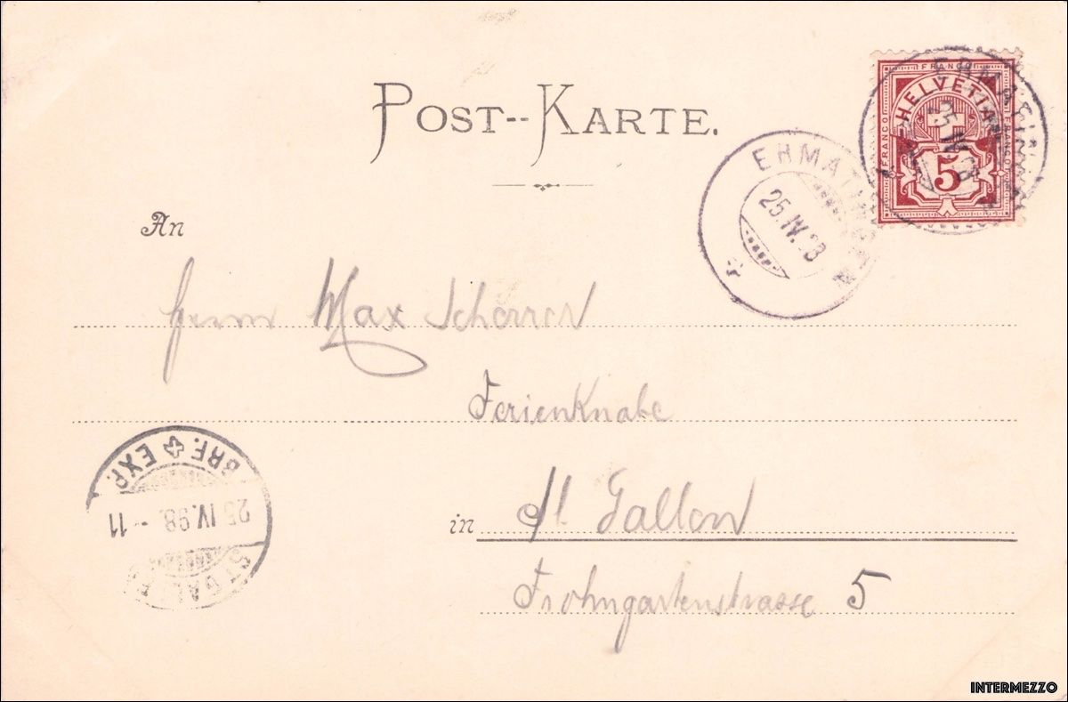 Cartoline postali: Ermatingen TG // 1898 (!) Gesamtansicht // Bodensee – Usato da Basel venduto da intermezzo12 1