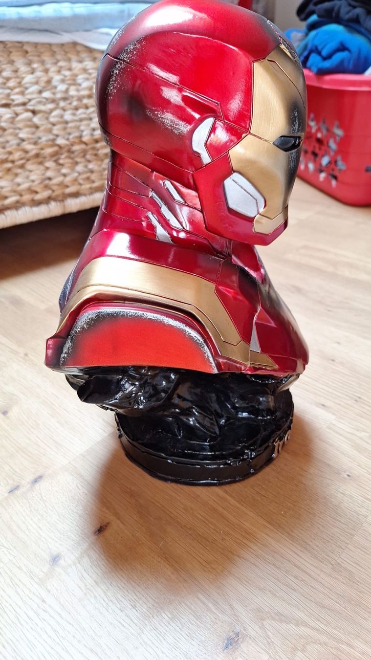 Statuette: Iron-Man Kopf Statue 37cm Massiv Material – Nuovo (secondo la descrizione) da Lohn-Ammannsegg venduto da JarvisSystem2.0 5