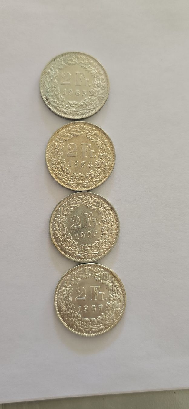 Toutes les monnaies: piece 2chf 1963-1967 SUP – Neuf (Voir description) à Fribourg par yan_z5fr