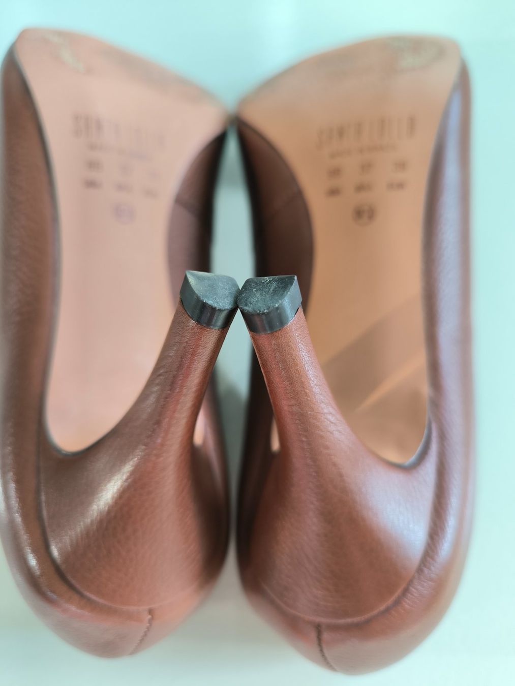 Scarpe da donna: Wunderschöne Pumps aus dunklem Kamelleder, Größe EU 39 – Nuovo (secondo la descrizione) da Wallisellen venduto da C_DM 6