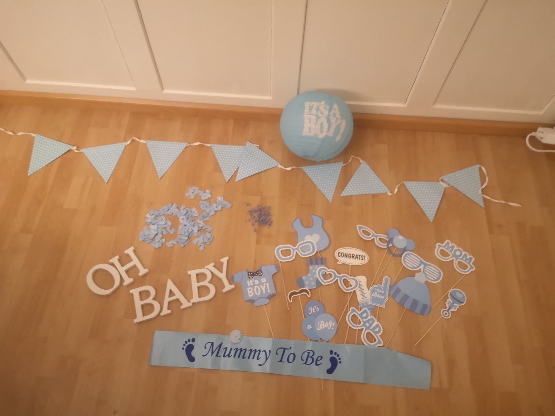 Tutte le decorazioni: Xl Babyshower Deko Baby Boy Junge – Usato da Rapperswil SG venduto da lilkate