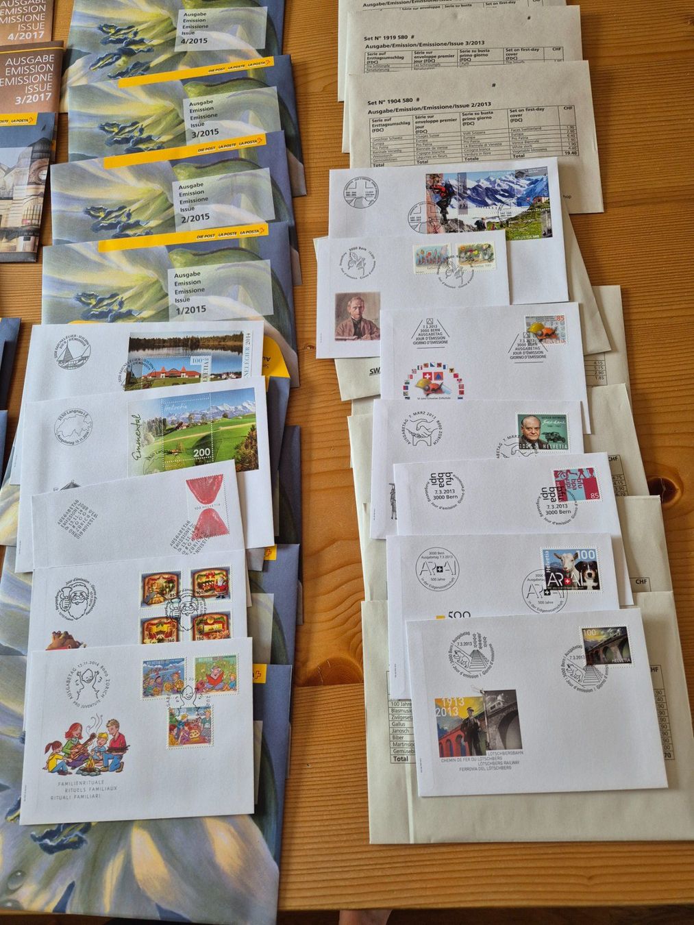 Tutti i francobolli: CH-FDC in Original Verpackung 2012-2021 gem. Bilder – Usato da Oberuzwil venduto da ceeg7 7