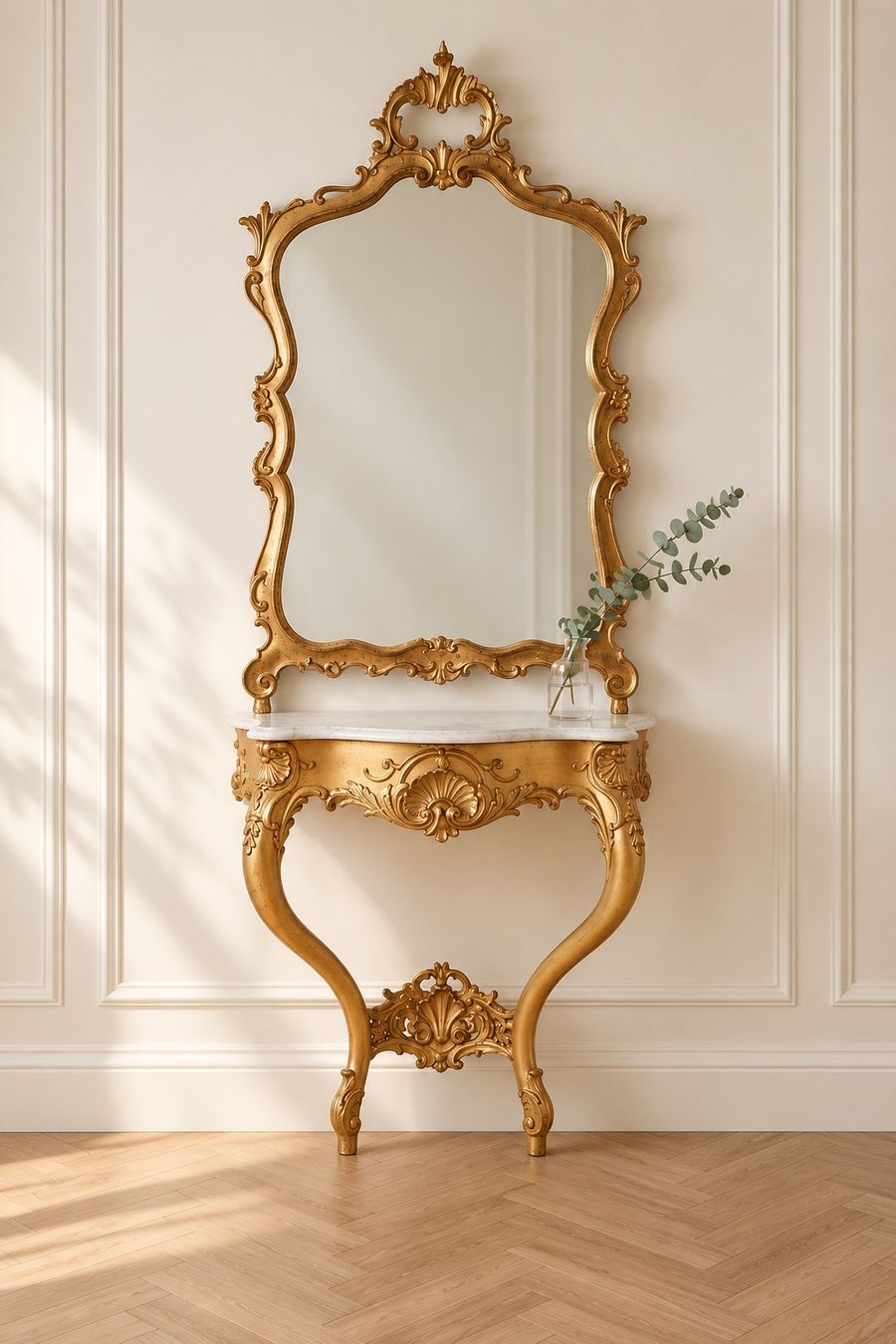 Specchi: Barock Spiegel mit Konsole – Usato da Ostermundigen venduto da mapa9