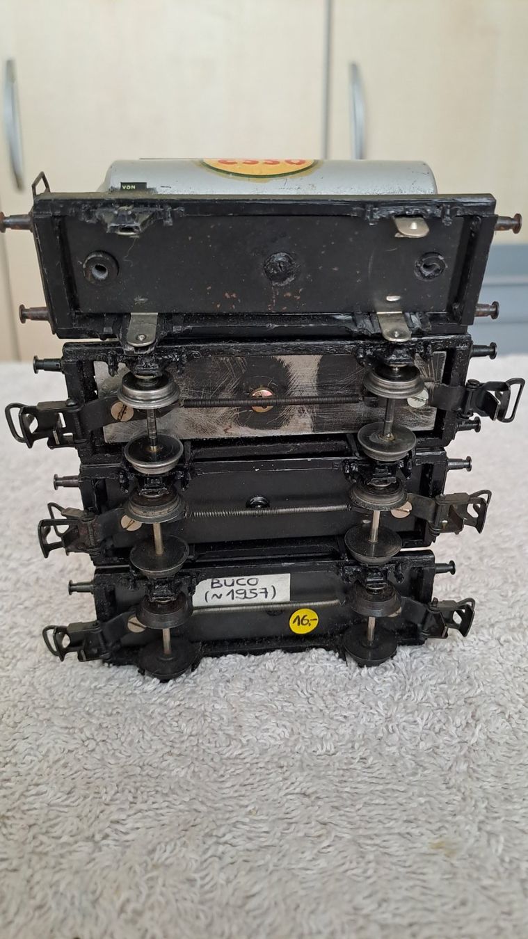 Buco Modellini di ferrovie: Buco 9 Güterwagen H0 WS/32 – Usato da Winterthur venduto da Riebeli333 9