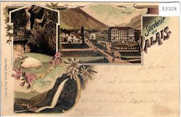 Souvenir du Valais - Vernayaz - Litho 1898!!