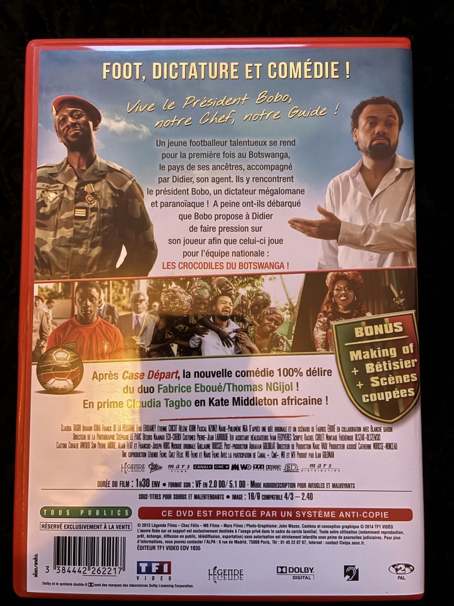 Tutti i DVDs: DVD Le Crocodile du Botswanga – Usato da Neyruz FR venduto da Shcc17 1