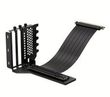 PCIe 3.0 x16 Riser Kabel mit Halterung - Neu, Schwarz!