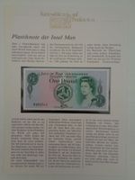 Notenbrief- Insel Man One Pound