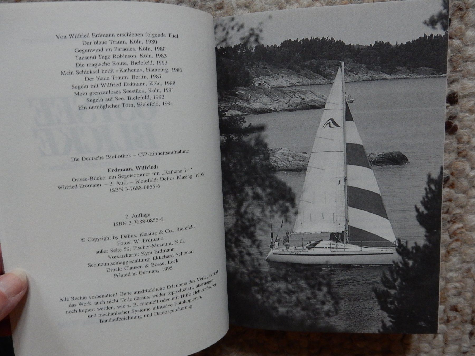 Libri: Buch: Ostsee Blicke ein Segelsommer mit Kathena 7 Schiff – Usato da Jona venduto da JOberg_25 2