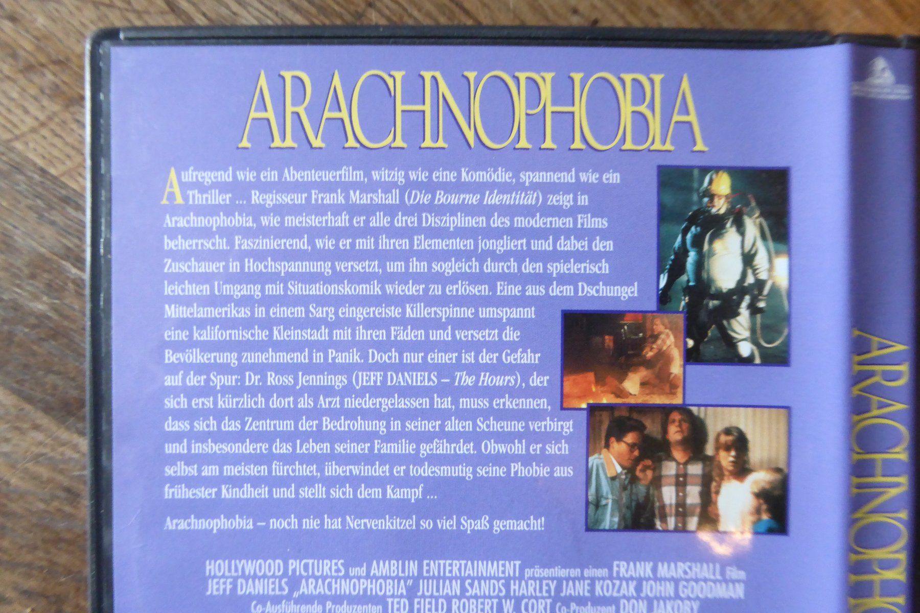 Tutti i DVDs: DVD Arachnophobia – Usato da Allschwil venduto da Summelsarium 1