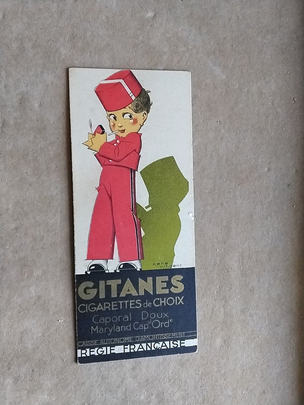 Cartoline: Gitanes cigarettes Werbung Karte vintage – Usato da Biel/Bienne venduto da taki25