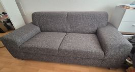 Sofa dunkelgrau 2-Sitzer guter Zustand