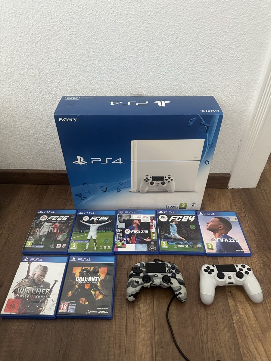 Sony Console: PS4 Slim White ab 1.- Franken.  – Usato da Schaffhausen venduto da diti_81