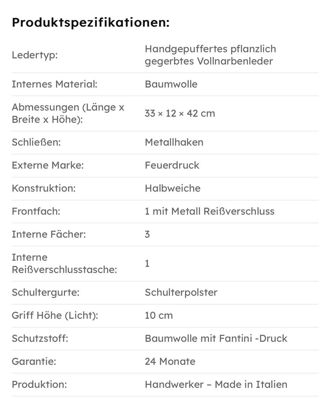 Zaini: Lederrucksack Bologna – Nuovo e nell'imballaggio originale da Wittenbach venduto da bes_k8vr 6