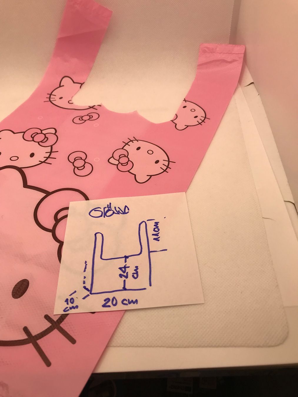 Hello Kitty Borse & Zaini: 10x Kitty Kitty Tragetasche, Pink – Nuovo e nell'imballaggio originale da Niederteufen venduto da mix18 2