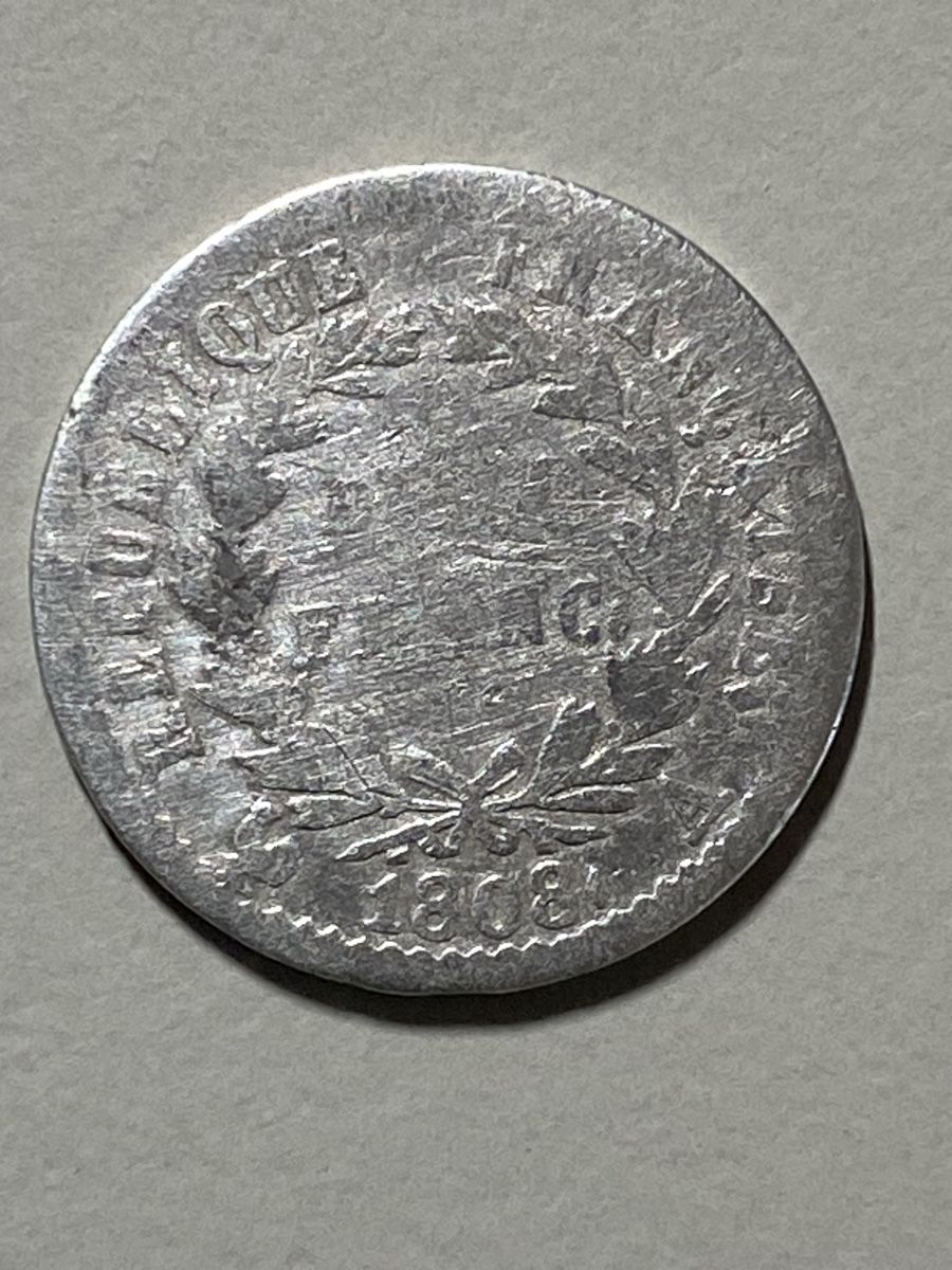 Tutti le monete: France - Demi franc - 1808 A - AG – Usato da Payerne venduto da Mike1682