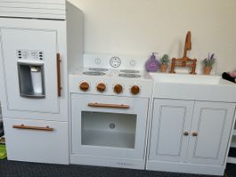 Wooden Play Kitchen Set for Kids - Great Condition!