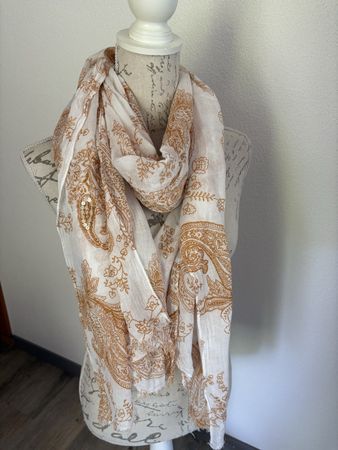Écharpe vintage Paisley - 200x95cm