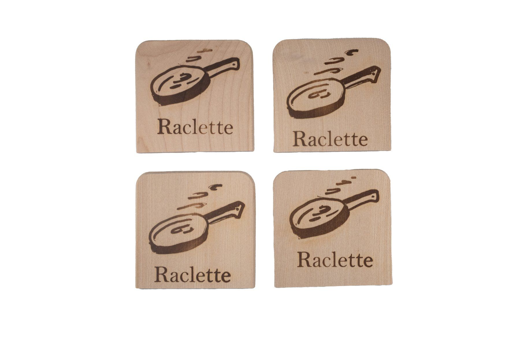 Elettrodomestici da cucina: Raclettebrettchen 8er-Set Buche Natur – Nuovo e nell'imballaggio originale da Pfäffikon ZH venduto da justnatur 2