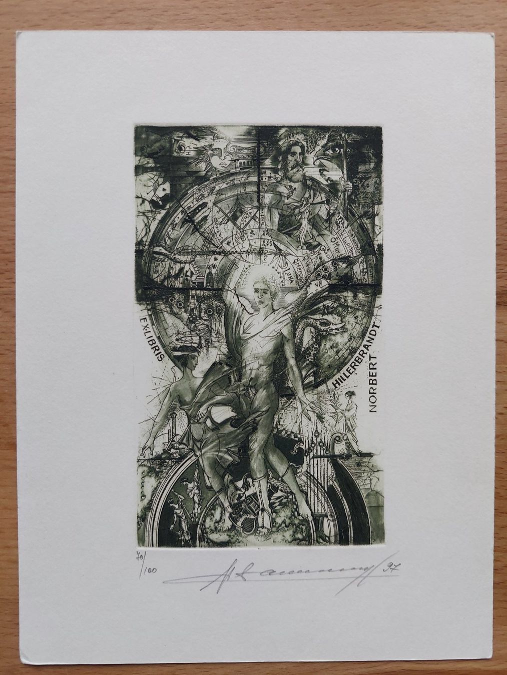 Dipinti: Exlibris Sergej Ivanov - Original Radierung signiert – Usato da Obfelden venduto da Exlibris-Art