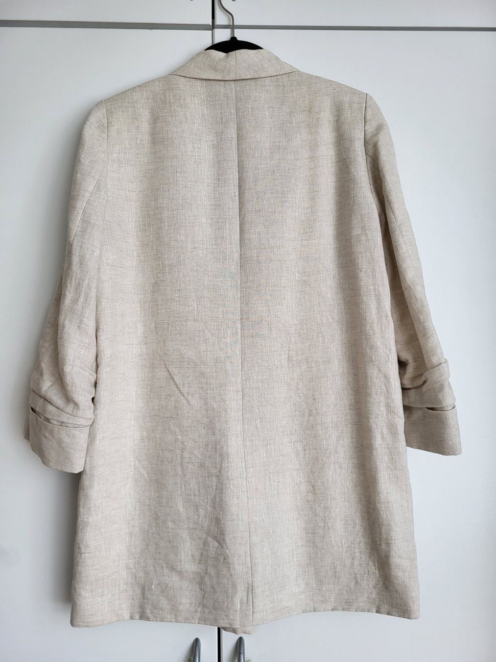Mango Completi & Tailleur: Mango Damen Blazer&Kleid, Gr. M - beige, 100% Leinen – Usato da Baar venduto da clar6 2