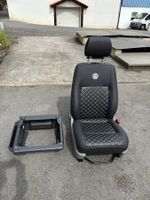 VW T5 neu bezogener Beifahrersitz mit Konsole