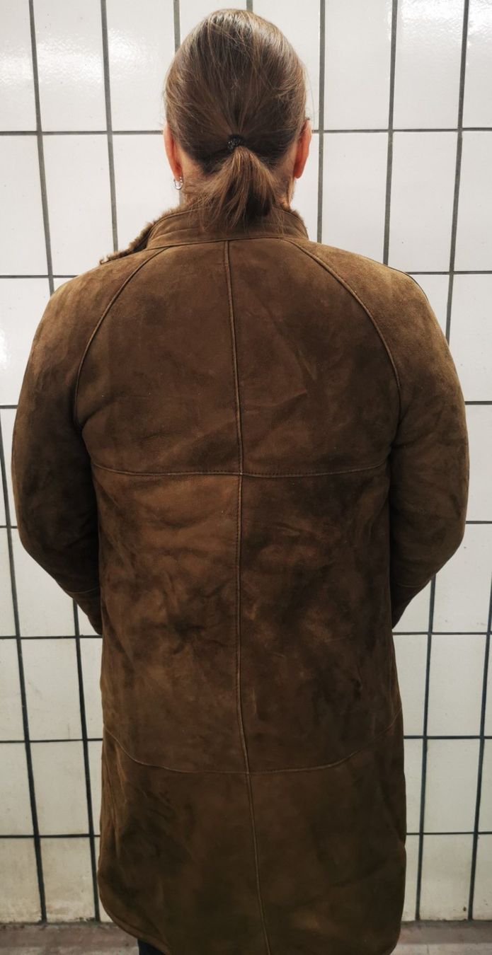 Cappotti: Damen Echtleder Wildleder Mantel mit Fell Gr. 40 – Usato da Oberbüren venduto da nexxor 3