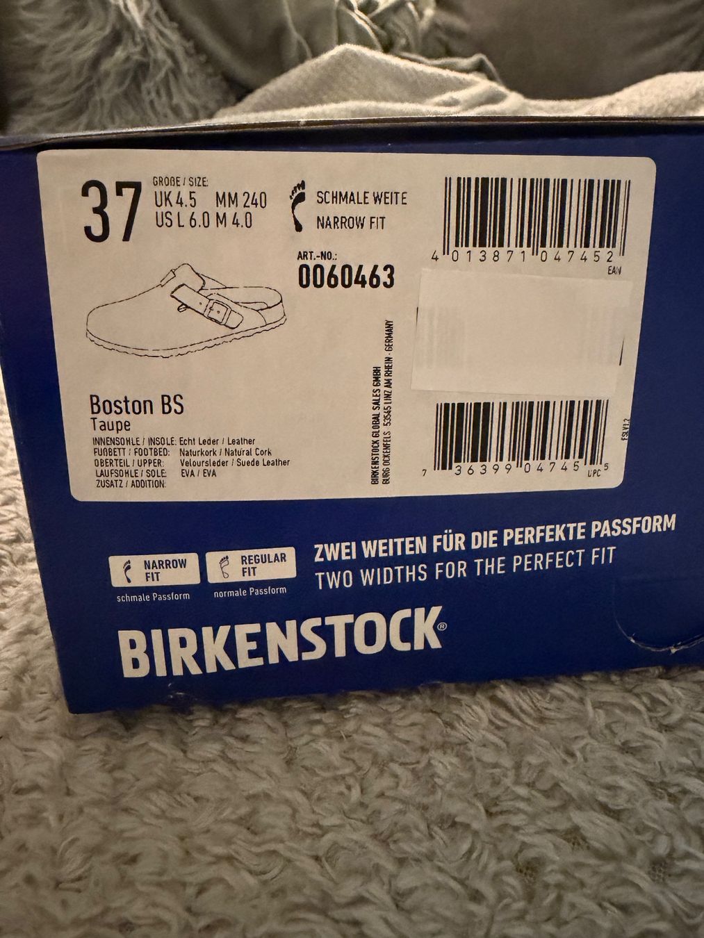 Birkenstock Scarpe da donna: Birkenstock Boston Clogs Taupe – Nuovo e nell'imballaggio originale da Füllinsdorf venduto da si.ja.35 5