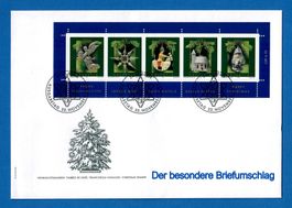 2004 Waagrechte Vierstreifen  der besondere- Briefumschlag