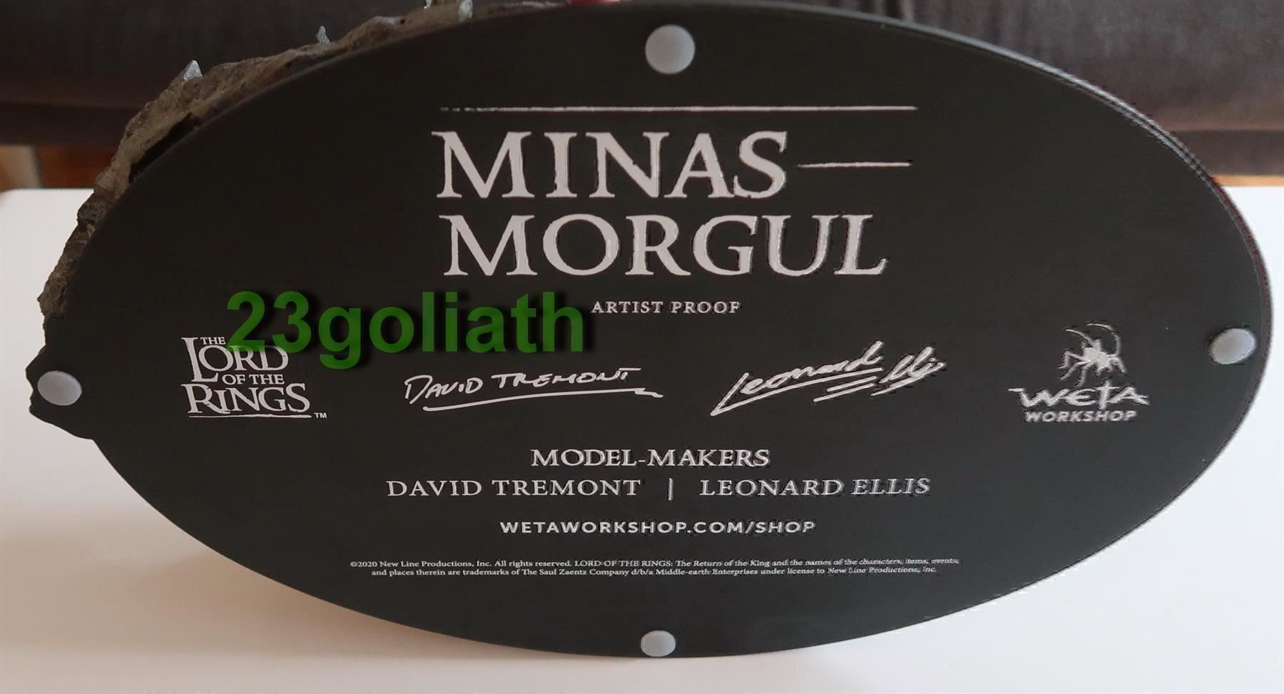 Statuette: Minas Morgul Environment Weta Workshop - Artist Proof - AP – Usato da Flawil venduto da Goliath23 5