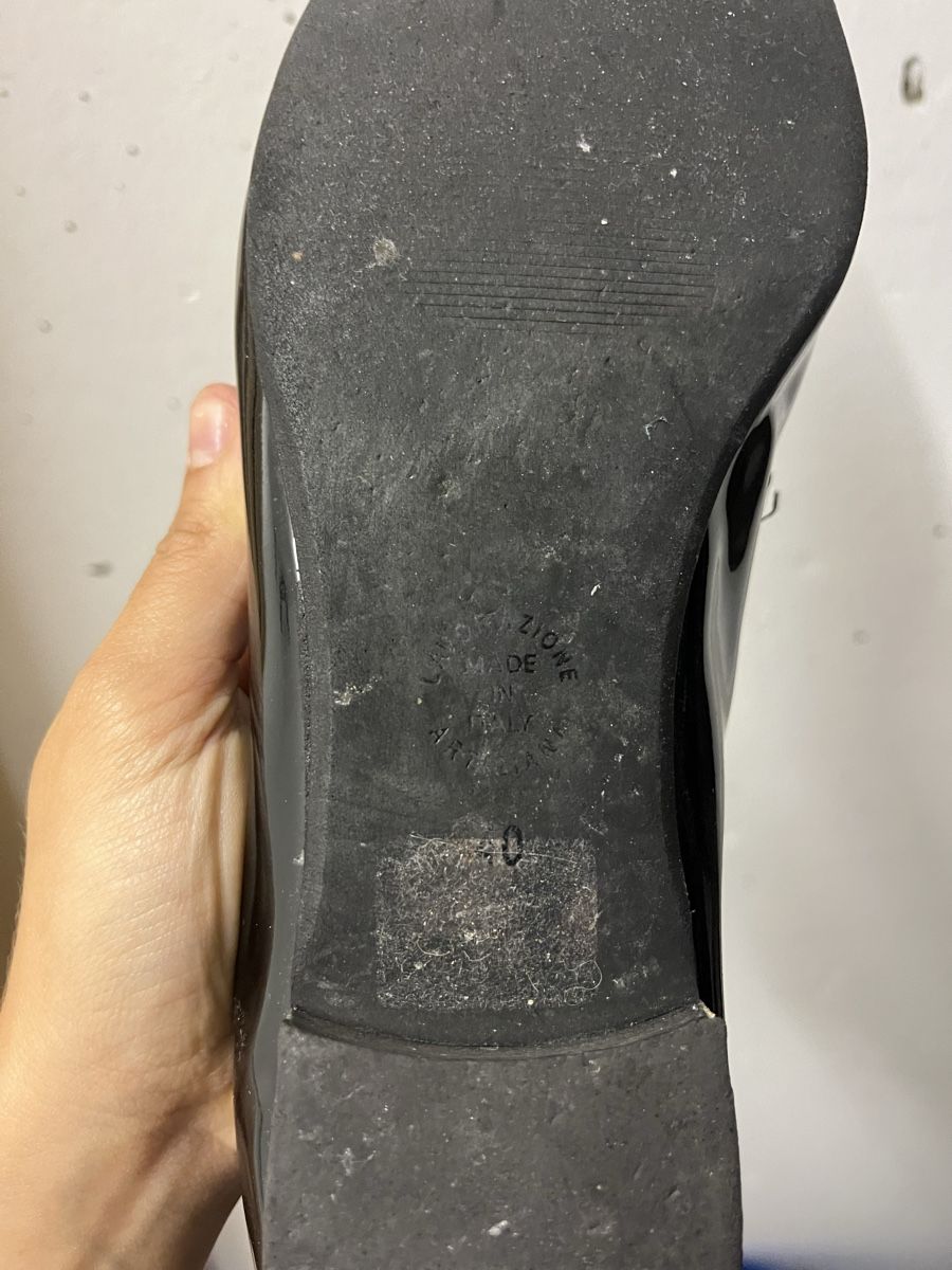 Scarpe da donna: Mocassins noir matière vinyl – Usato da Pully venduto da ari_78pk 3