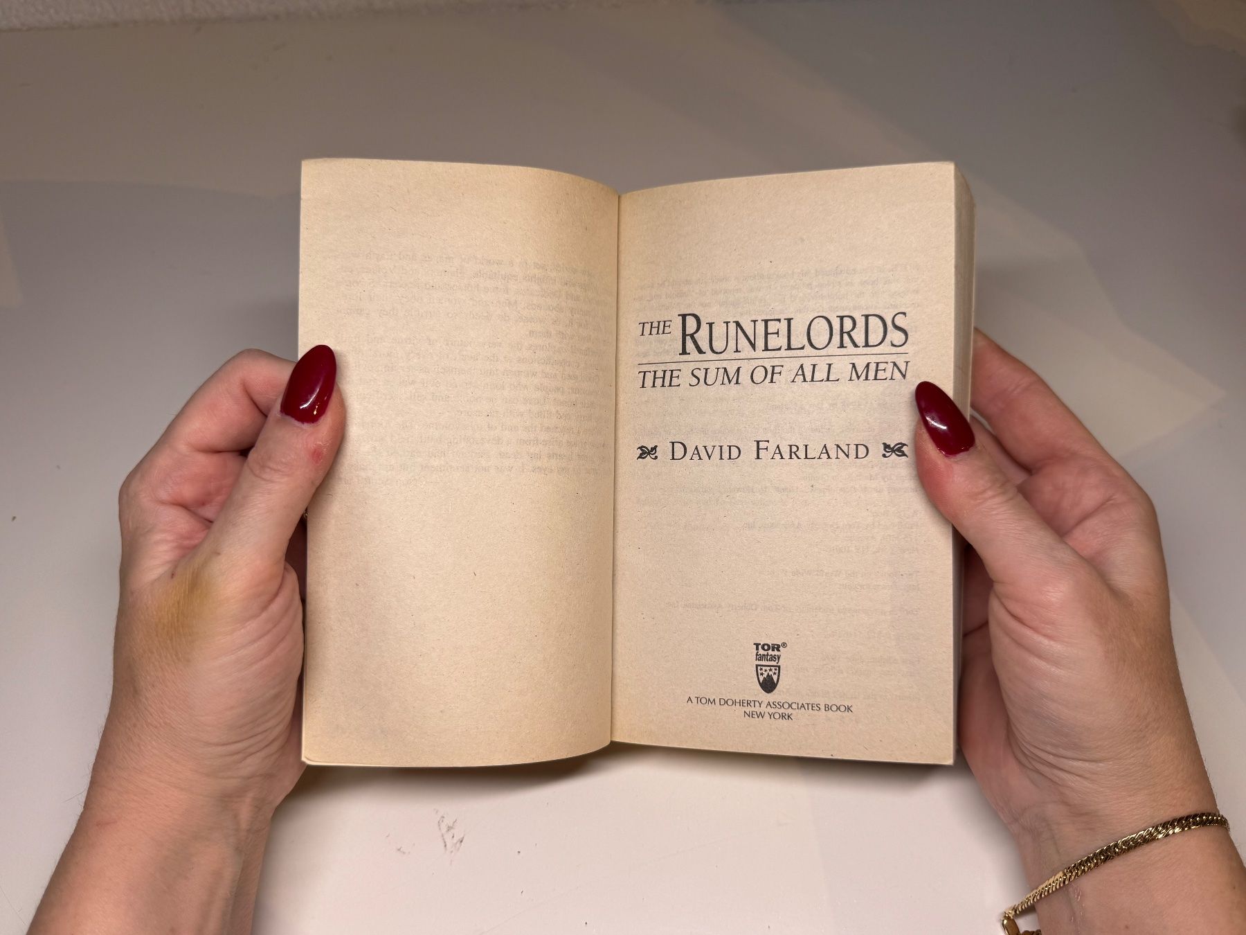 Libri: NOVEL: David Farland, The Runelords – Usato da Grosswangen venduto da English_books 2