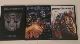 Lot de 3 DVDs Transformers 1,2&3