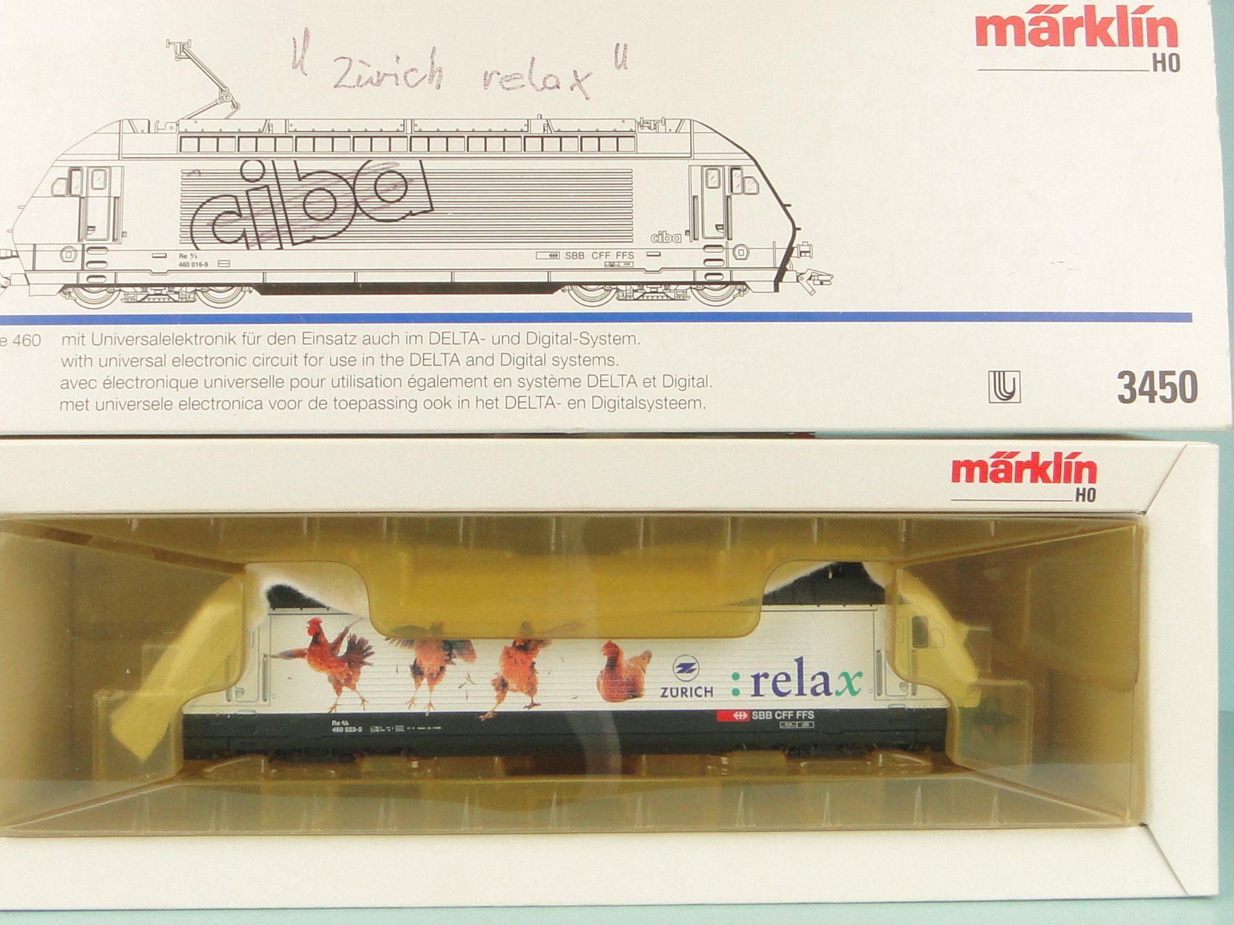 Märklin Modellini di ferrovie: Märklin 34615 SBB 460 Relax, Digital – Usato da Bülach venduto da cann11 1