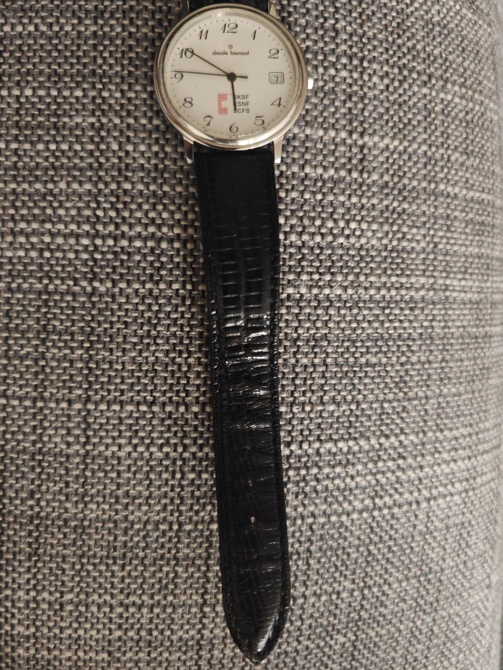 Montres: Claude Bernard Uhr mit Datum, Lederband,  – Défectueux à Horgen par GranitM 2