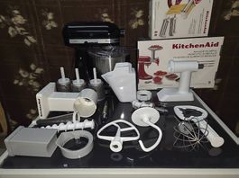 KitchenAid Küchenmaschine mit viel Zubehör