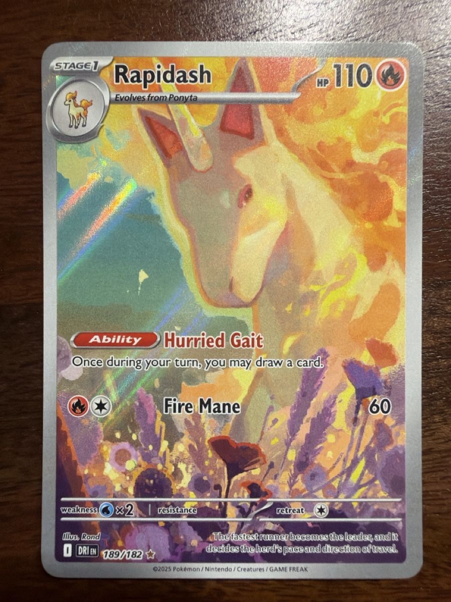 Pokémon Carte collezionabili: Rapidash (DRI 189) – Nuovo (secondo la descrizione) da Emmenbrücke venduto da Pack_Ripper