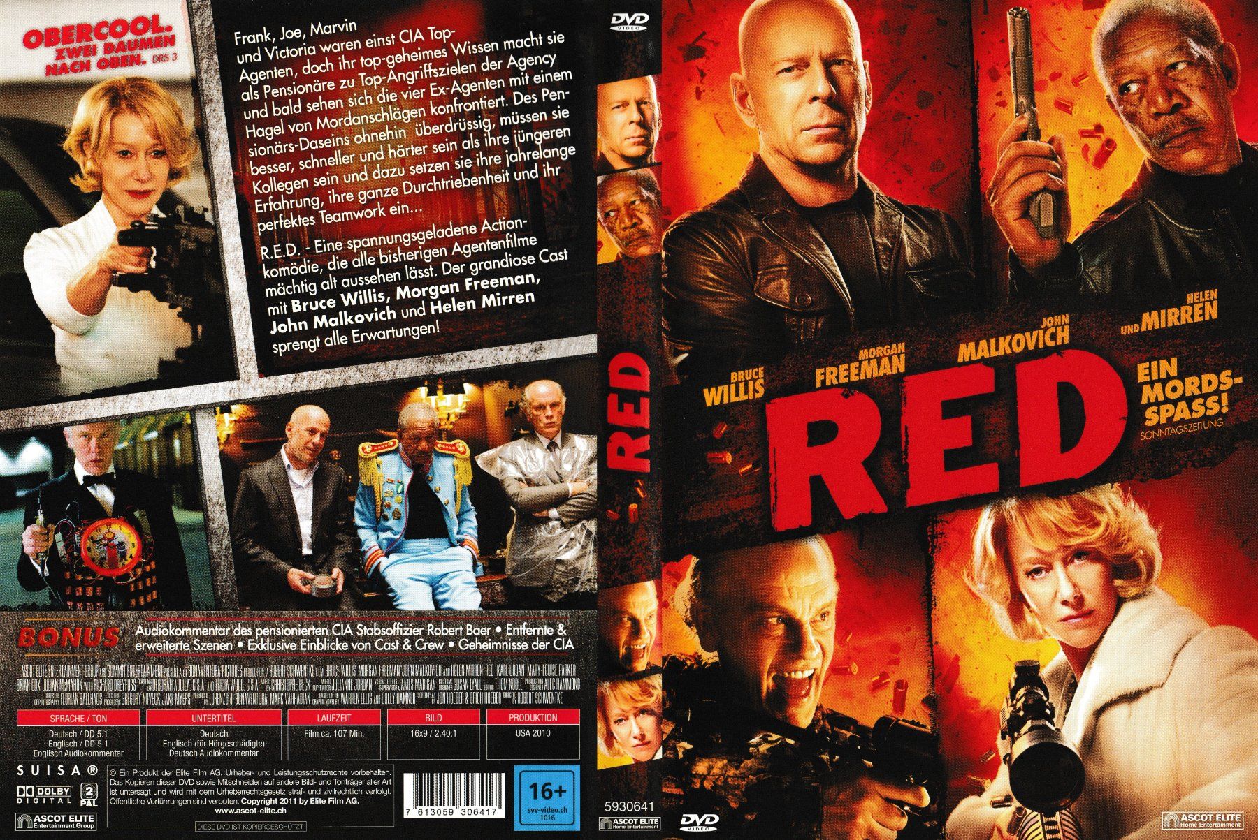 Alle DVDs: DVD - R.E.D. – Gebraucht aus Langnau am Albis von MediaRescuerKeLoX