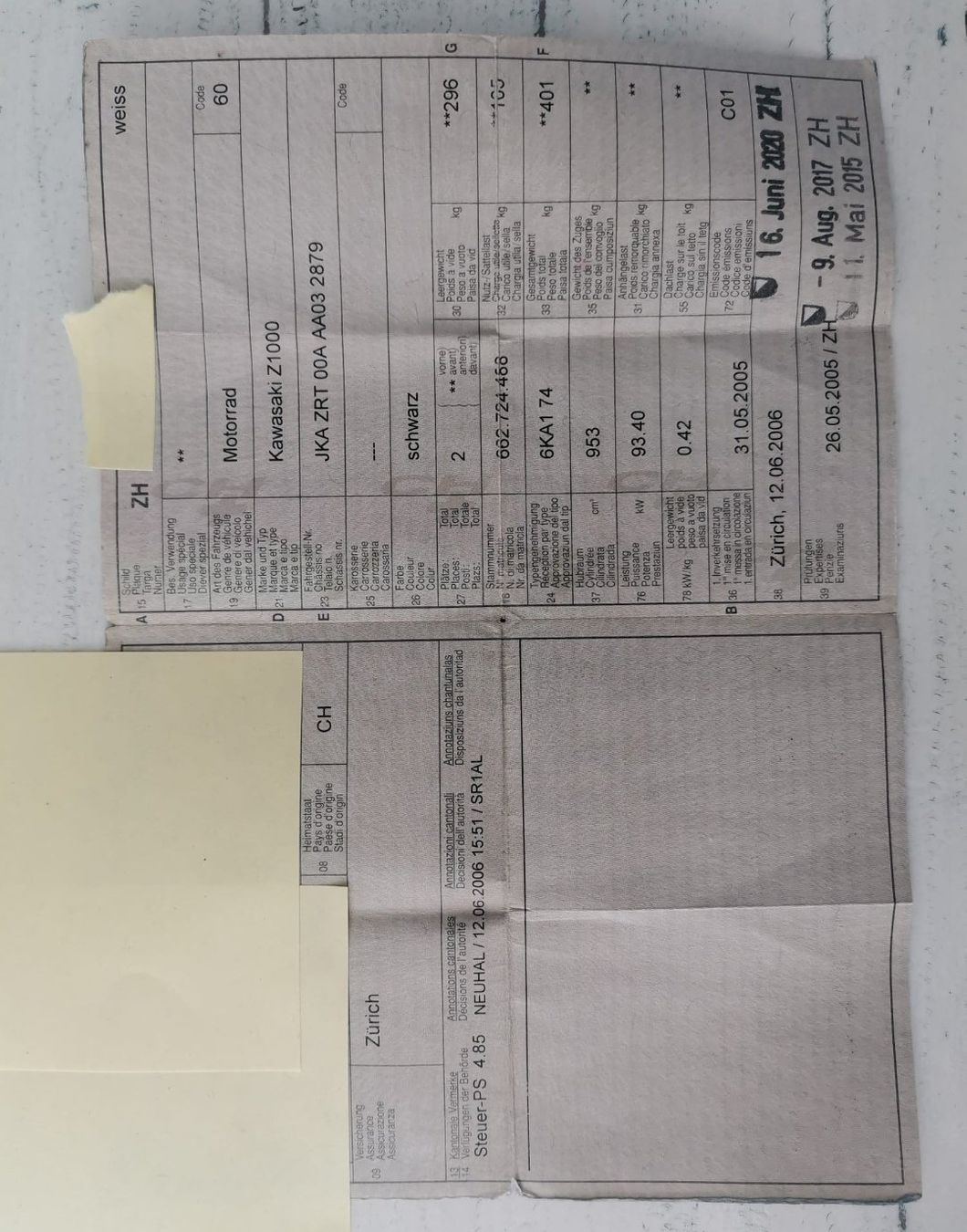 Kawasaki Strada: Kawasaki Z1000 – Usato da Eschenbach SG venduto da twin02 6