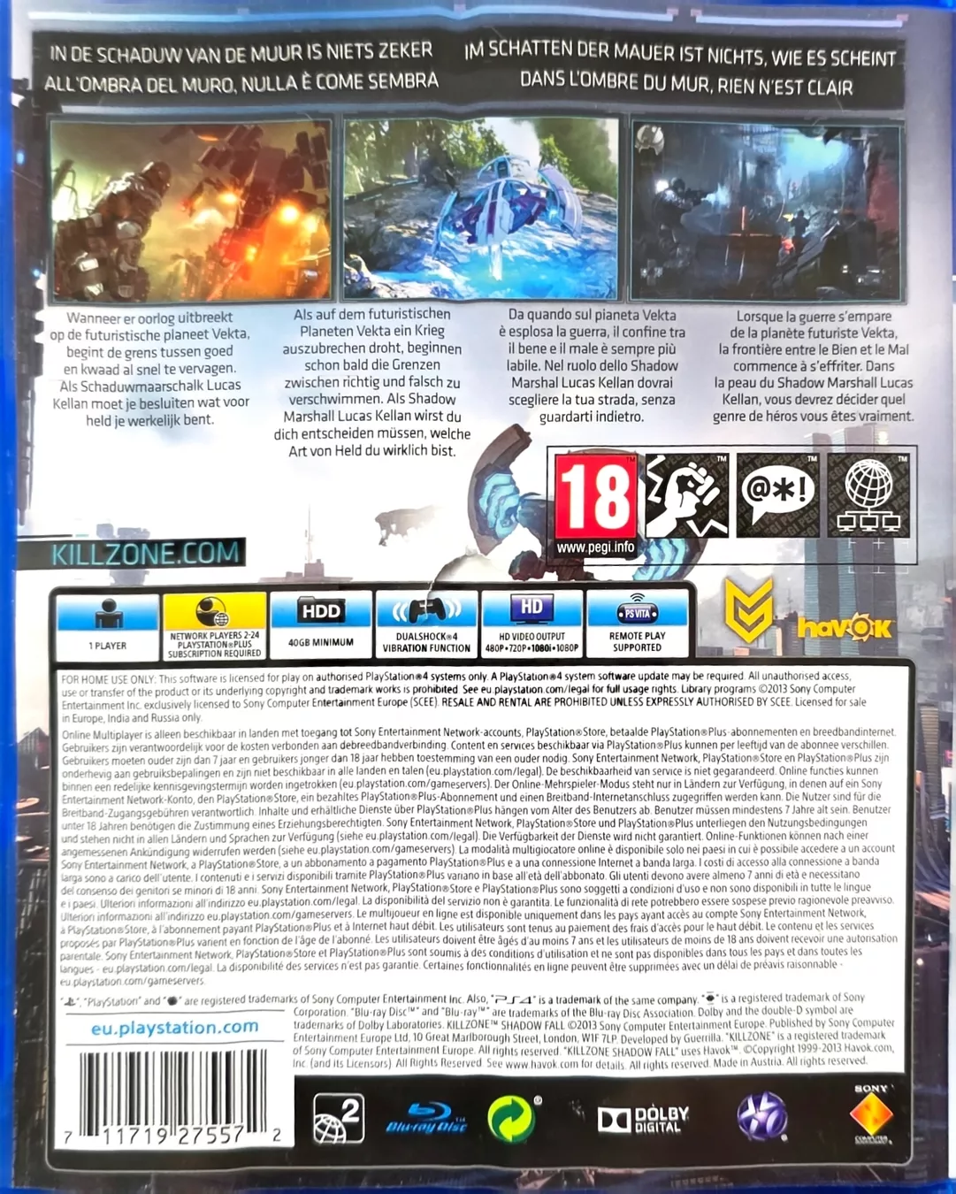 Sony Spiele: Killzone Shadow Fall  PS4 – Gebraucht aus Lausanne von qoqyan 1