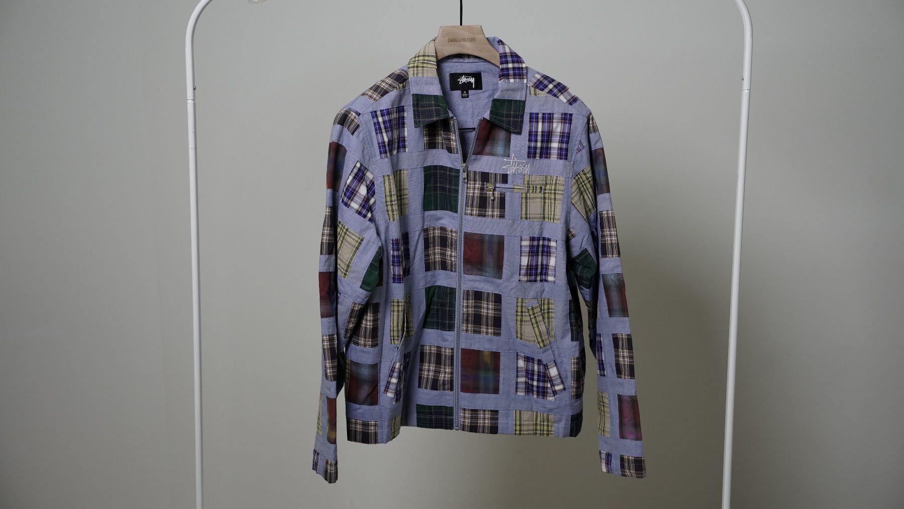 Stüssy Giacche: Stussy Jacke Oversized blau kariert Hemd – Nuovo (secondo la descrizione) da Zürich venduto da julia_vina