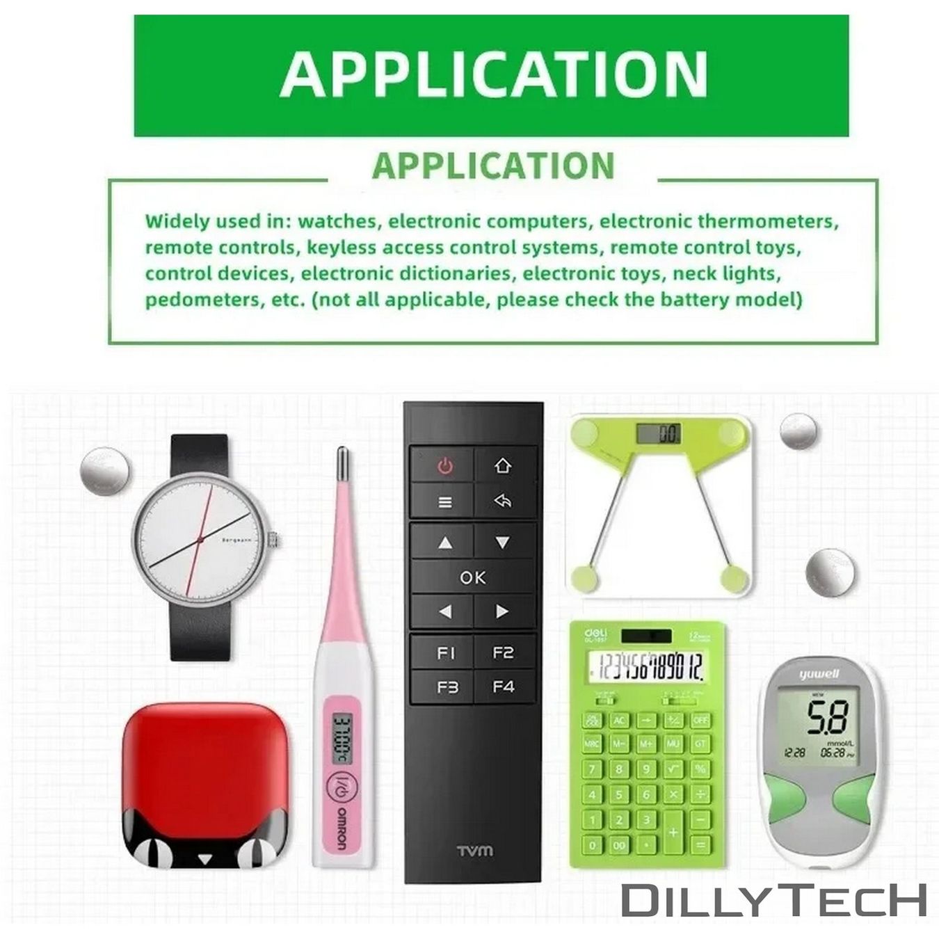 Caricatori & Batterie: DTecH AG3, LR41, 392 Knopfzellenbatterie - 10 Stk. – Nuovo e nell'imballaggio originale da Meilen venduto da DillyTecH 5