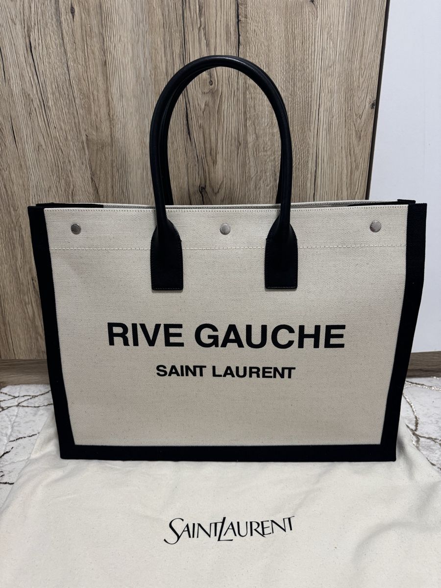 Borse: Saint Laurent Rive Gauche Large Tote Bag – Nuovo (secondo la descrizione) da Fribourg venduto da ann_bh2p