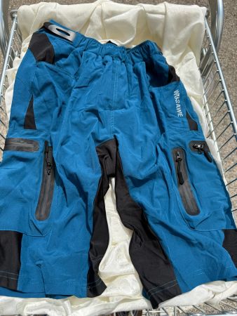 MTB-Shorts gepolstertem Sitz, wasserabweisend - Grösse M Neu
